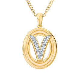 Diamond Initial Pendant 1250 0054 v pendant
