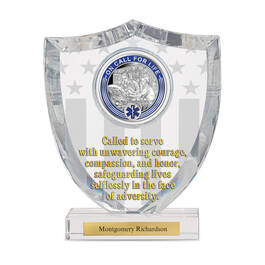 Shields of Honor Silver plated Commemorative 11736 0057 f EMT