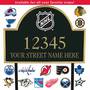 The NHL Address Plaque 1014 003 6 1