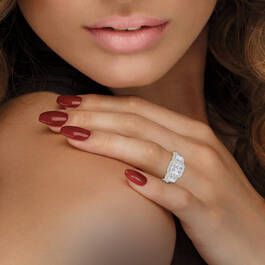 Personalized Our Love is Eternal Classic Trilogy Ring 10914 0020 m model