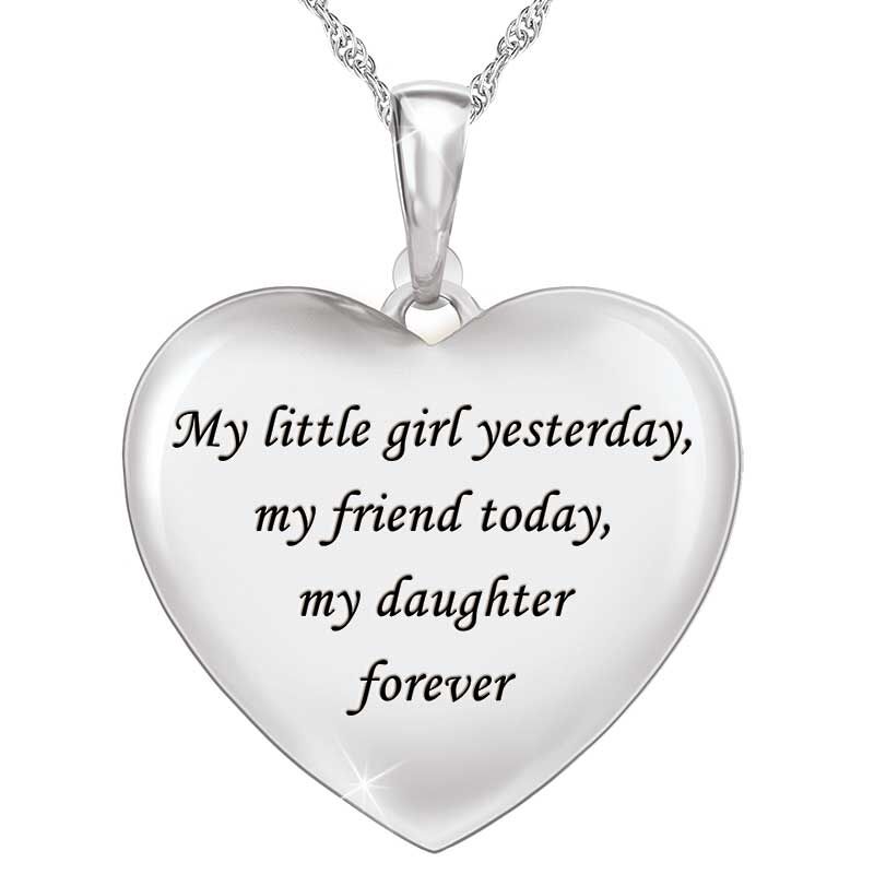 My Daughter Forever Personalized Diamond Pendant