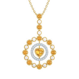 Love Embrace Birthstone Diamond Necklace 6928 0014 k november