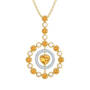 Love Embrace Birthstone Diamond Necklace 6928 0014 k november