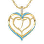 Personalized Birthstone Diamond Pendant 10138 0012 c march