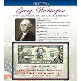 US Presidents Enhanced 2 Bill Collection 5921 001 3 1