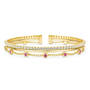 Personalized Luxe Birthstone Cuff 11997 0010 j october