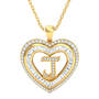 Initial Heart Pendant 10383 0014 j pendant