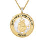 Personalized St Christopher Diamond Pendant 11234 0013 a main