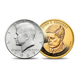 John F Kennedy Coin Currency Set 10704 0016 a main