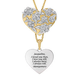 Your Secret Message Diamond Rose Pendant 10985 0016 a main