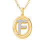 Diamond Initial Pendant 1250 0054 f pendant