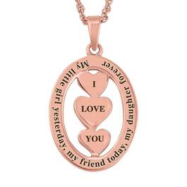 My Daughter I Love You Diamond Pendant 1880 001 1 3