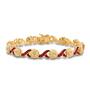A Dozen Roses Birthstone  Diamond Bracelet 6684 001 8 10