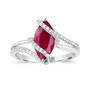 Created Ruby Sapphire Pendant Ring Set 11142 1541 b ring