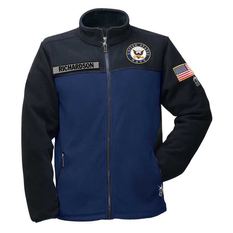 The U.S. Navy Women's Fleece Jacket--L