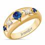 Royal Radiance Personalized Birthstone Ring--Size 5-Apr, Royal Radiance Personalized Birthstone Ring 1906 001 1 9