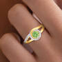 August Birthstone Diamond Swirl Ring 11760 0080 m model