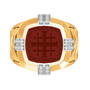 Jerusalem Cross Diamond Intaglio Ring 10411 0010 b front