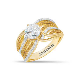 Personalized Winding Way Birthstone Ring 11761 0014 k november