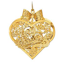 Annual Gold Christmas Ornament 0819 020 9 1