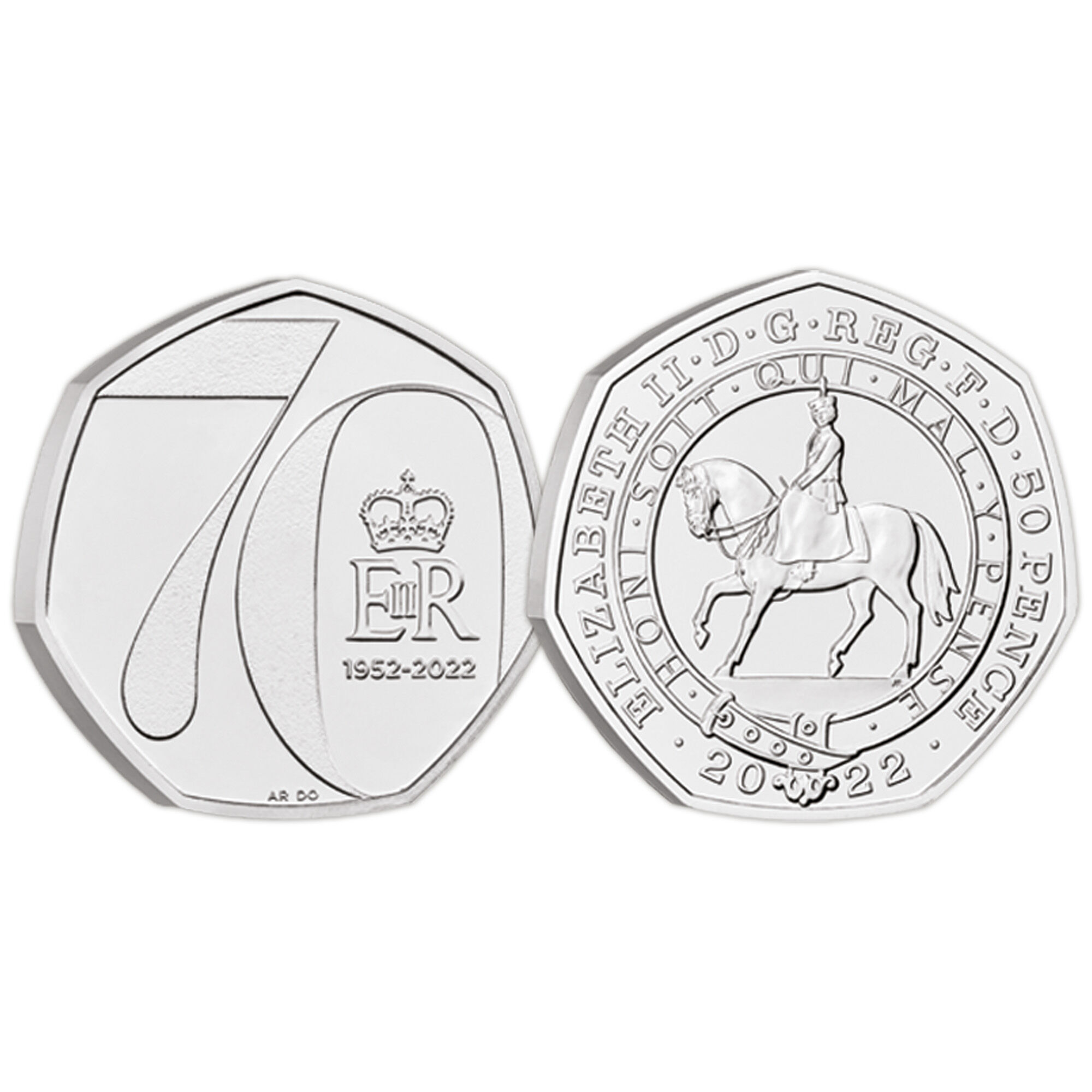 official tributes to queen elizabeth platinum jubilee QPJ b Coin