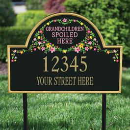 Grandchildren Personalized Address Plaque 2411 002 5 2