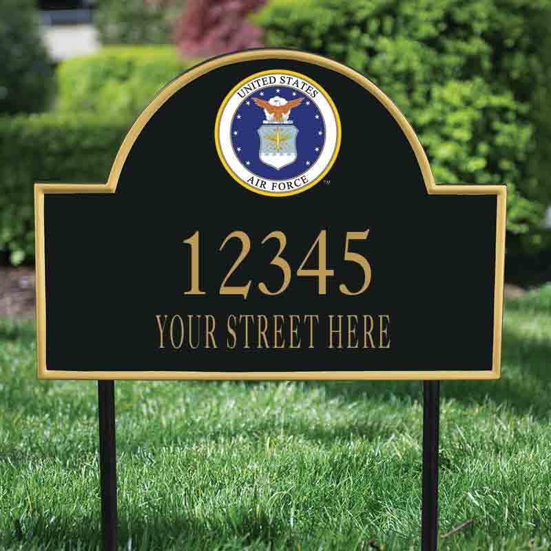 US Air Force Personalized Address Plaque 1664 001 3 2