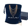 Bold Golden Layered Necklace Earring 11991 0024 g giftpouch
