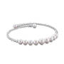 Pretty in Pearls Silver Flex Bracelet 11523 0013 a main
