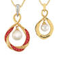 The Pearl & Birthstone Pendant, Personalized Pearl Birthstone Pendant 6901 0023 g july