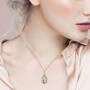 Survive & Thrive Diamond and Jade Necklace 11785 0057 m model