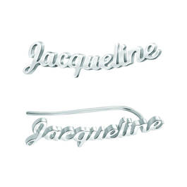 Personalized Sterling Silver Ear Climbers 6824 001 9 1