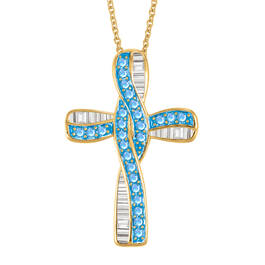 Personalized Birthstone Cross 11038 0011 c march