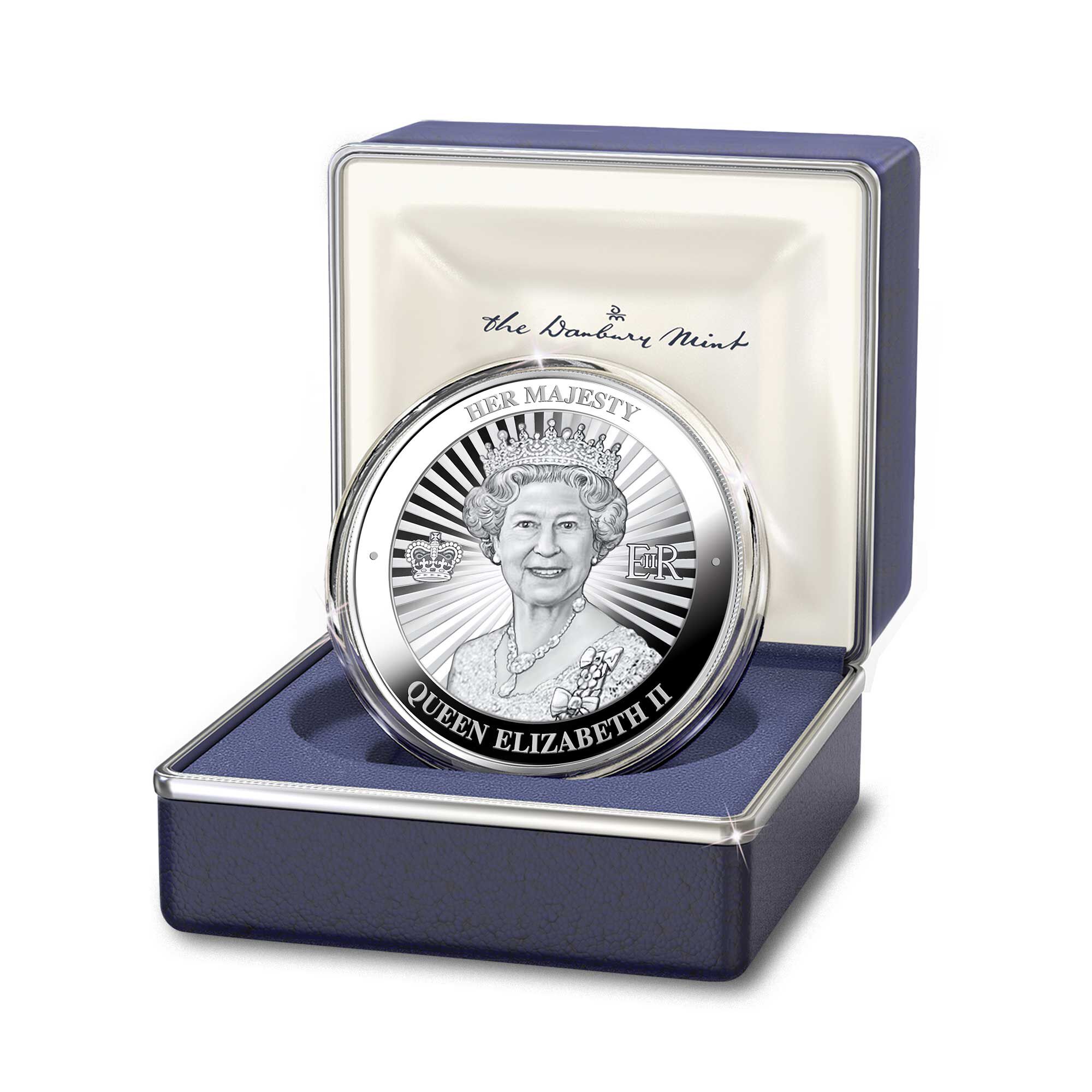 Queen Elizabeth Silver Commemorative 1340 0015 a main