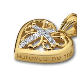 The Lords Prayer Diamond Pendant 1214 001 8 3