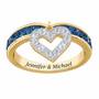 My Love Birthstone  Diamond Charm Ring 2145 001 0 14
