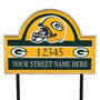 NFL Helmet Address Plaques, NFL Pride Personalized Address Plaques 5463 0405 a packers