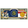 State Bird and Flower Enhanced $2 Bill Collection 11346 0018 a Georgia