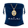 Diamond Initial Pendant 1250 0054 z1 gift pouch