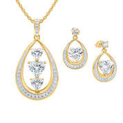 Heart to Heart Journey Pendant with FREE Matching Earrings 10685 0019 a main