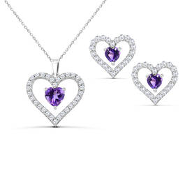 Amethyst Allure Pendant Earring Set 11142 1525 a main