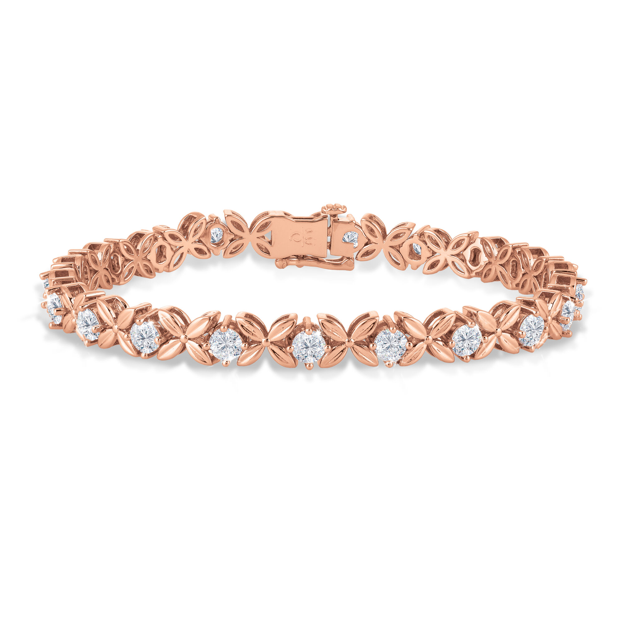 Hugs Kisses Copper Tennis Bracelet