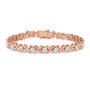 Hugs Kisses Copper Tennis Bracelet 11270 0018 a main