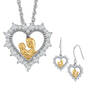 Mother Child Pendant Earring Set 10967 0018 a main