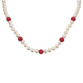 Bedazzled with Birthstones Pearl Necklace 5106 001 0 1