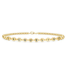 Personalized Golden Beaded Bracelet 12002 0029 b bracelet01