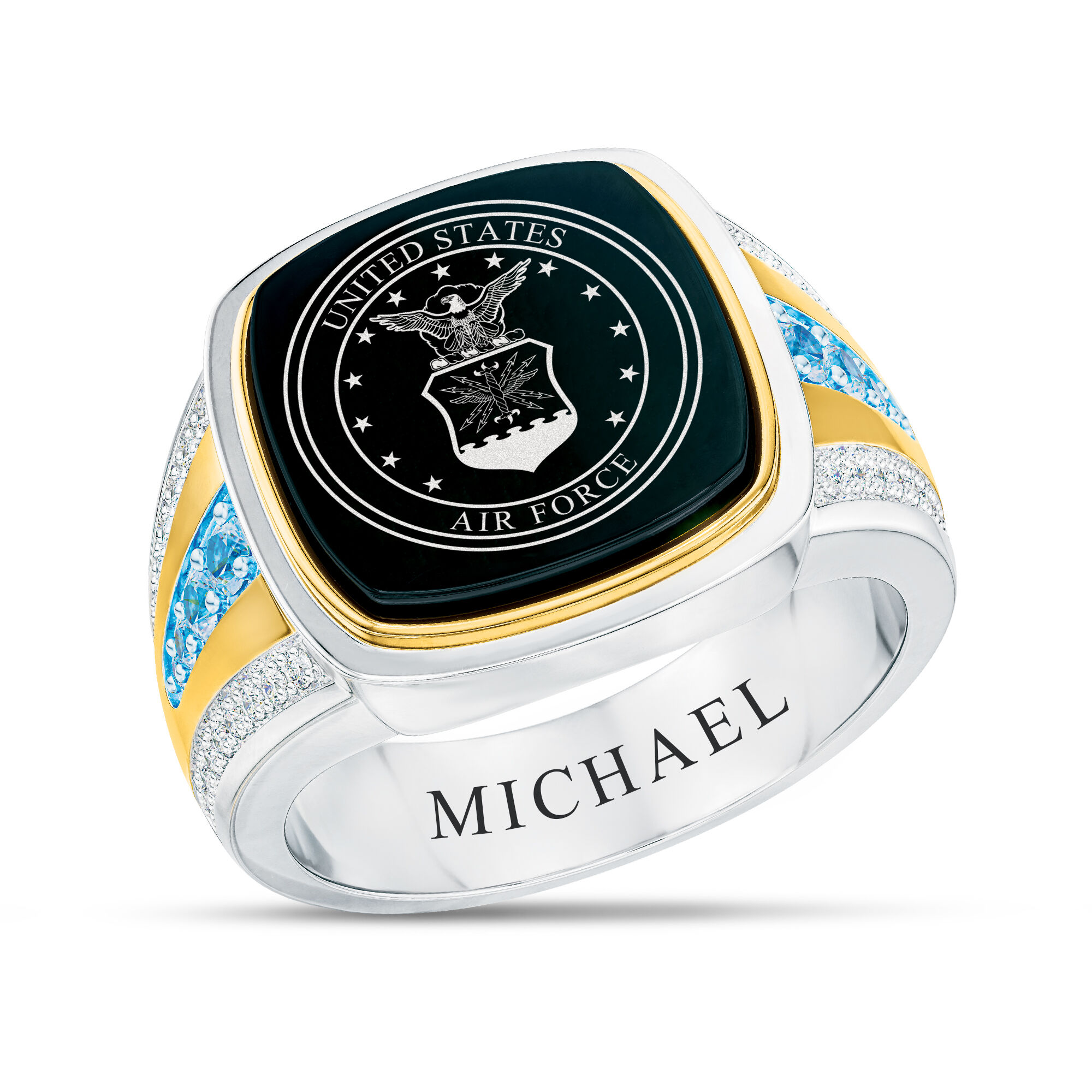 The US Air Force Birthstone Ring 10347 0043 l december