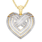 Golden Kiss Heart Pendant 10684 0028 a main