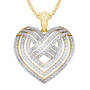 Golden Kiss Heart Pendant 10684 0028 a main