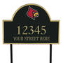 The College Personalized Address Plaque 5716 0384 b Louisville